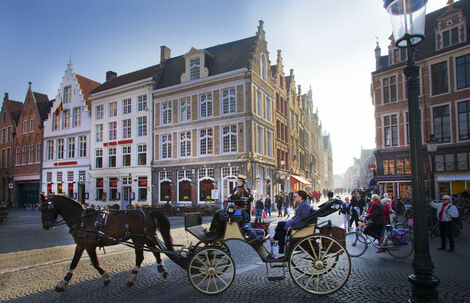 Bruges By Horse-drawn Carriage