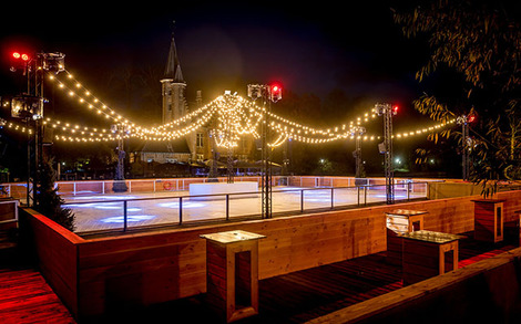 Artificial ice rink