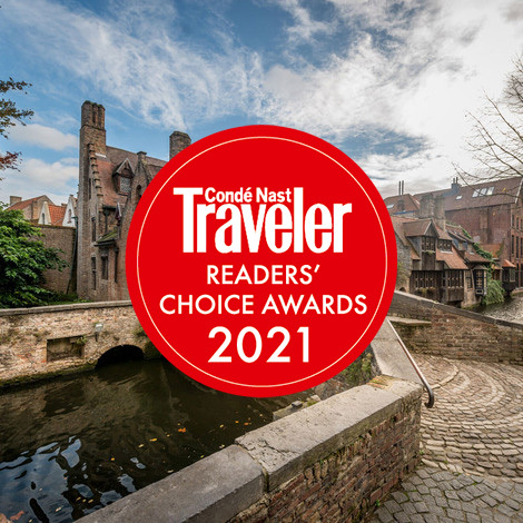 Bruges se classe en 6ième position catégorie 'small cities world' des Condé Traveler's Awards