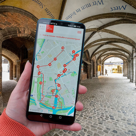 Download de Visit Bruges Route App
